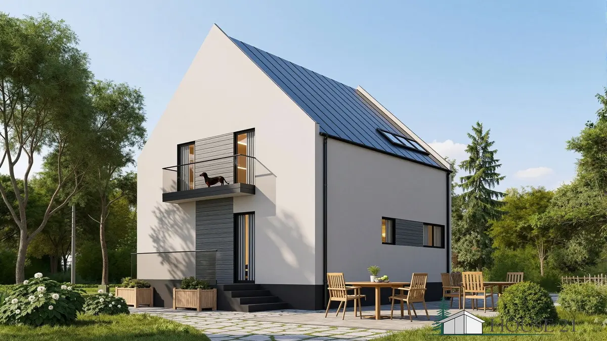 Fertighaus Pläne Holzrahmenbau. Bauplan Haus. Fertige Hauspläne Holzrahmenbau