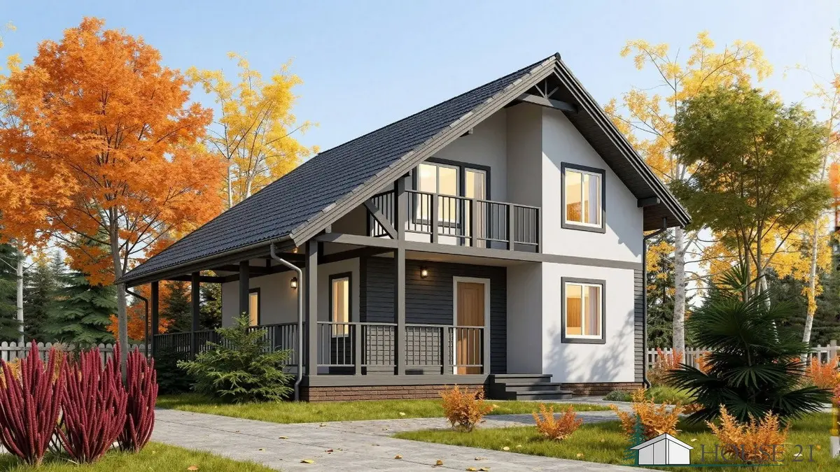Fertighaus Pläne. Hauses in Holzrahmenbauweise